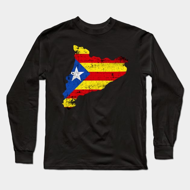 Free Catalonia Independence Protest Long Sleeve T-Shirt by hadlamcom